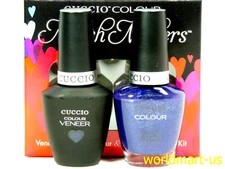 CUCCIO VENEER Gel Nail Polish 0.44fl.oz Gel Duo 6111- Purple Rain In Spain