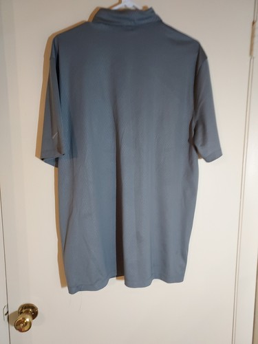 Nike Golf Shirt Mens Large Charcoal Gray Polo - Picture 6 of 8