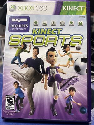 Kinect Sports (Microsoft Xbox 360, 2010) Complete with Manual Pristine Condition