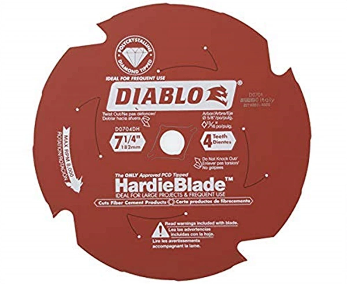 Diablo fiber clearance cement blade