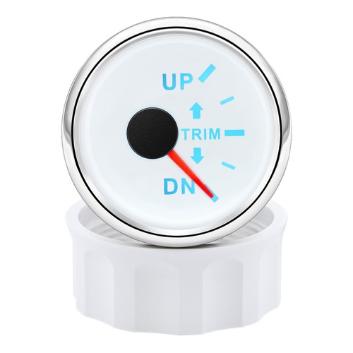 52MM White Universal Trim Gauge UP-DN 7 Color Backlight LED For Car Boat Marine - Picture 9 of 16