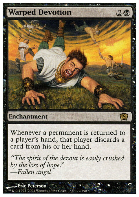 Warped Devotion x1 - 8th Edition - Light Play, English - 8th Edition