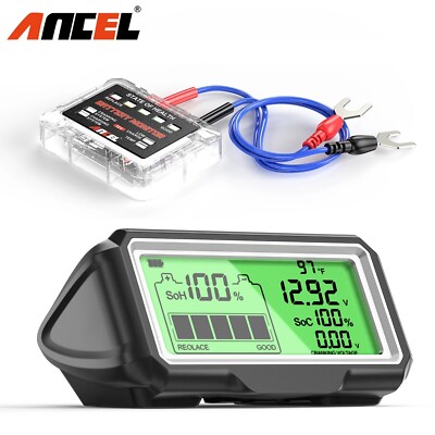 ANCEL BM200PRO Batterietester OBD2 KFZ Diagnosegerät Akku Testgerät Für Motorrad
