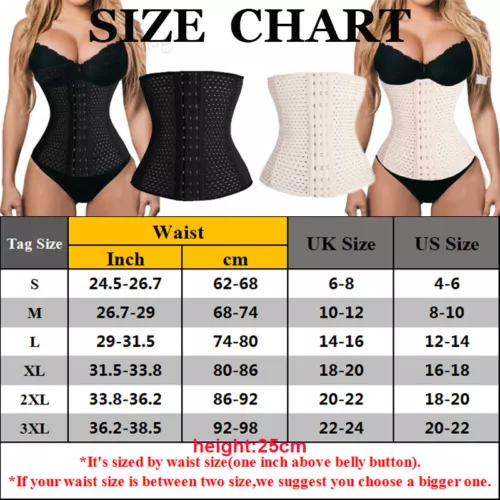 WAIST TRAINER CORSET Breathable Tummy Girdles Belt Sport Body Shaper Control UK - Picture 2 of 12