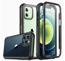 Temdan iPhone 11 Pro Cases for iPhone 11 Pro 5.8 inch 2019-(Black/Clear)