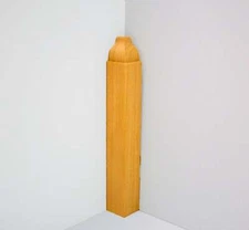 EWBB61 Base Inside Corner Block 7/8" square x 6-1/2" Tall Unfinished