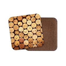 Drinks Corks Coaster - Alcohol Bar Drinker Mum Wine Vintage Fun Cool Gift #8673