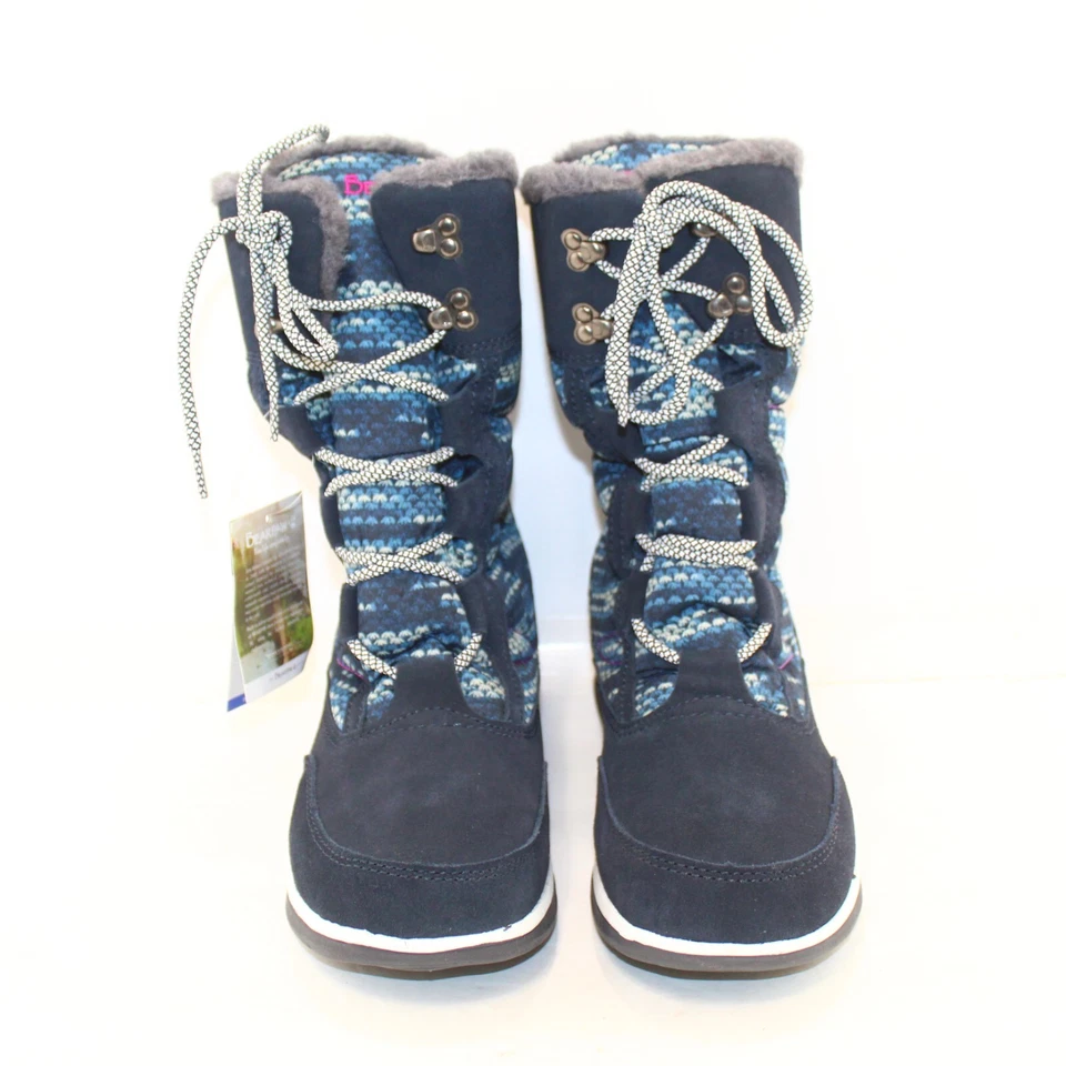 BEARPAW Aretha Estilo Talla 11 M Azul Multicolor Invierno Botas Media Pantorrilla NUEVO Foto 4 de 4