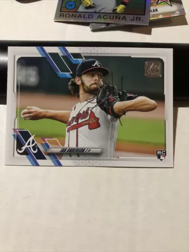 2021 Topps Baseball Series 1 #239 Ian Anderson Atlanta Braves RC Rookie 🔥🔥