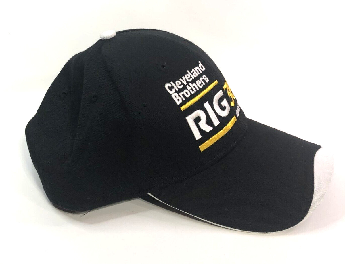 Cleveland Brothers RIG360 Truck Centers Strapback Black Trucker Hat Free Ship View 2