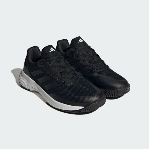 adidas Gamecourt 2.0 Mens Tennis Trainers Black - Picture 8 of 9