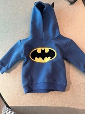 OFFICIAL BATMAN-BRANDED BOYS PULLOVER HOODIE - 3-6 MONTHS