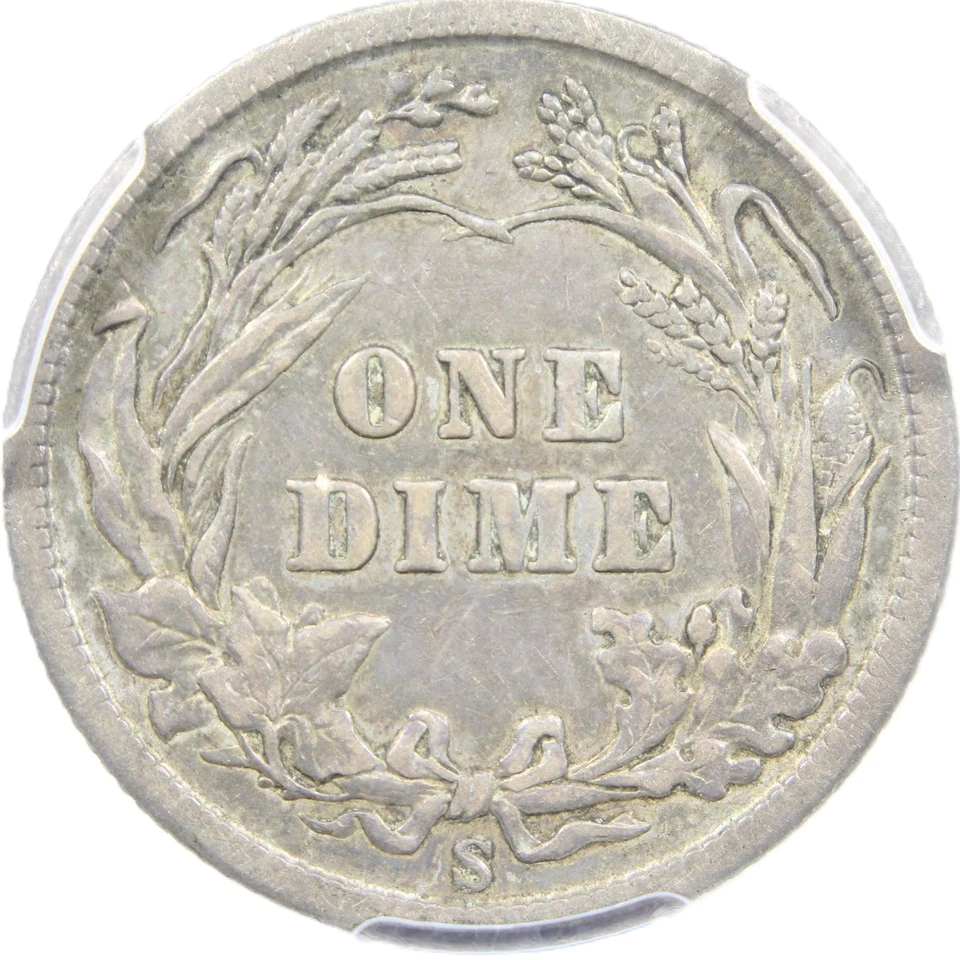 1903-S 10C PCGS/CAC XF45 - Barber Dime - Key Date - Image 4 of 4
