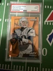 New Listing2014 Panini Prizm Orange Prizm Tom Brady PSA 9