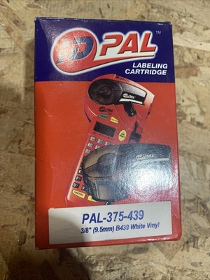 Brady ID PAL-375-439 3/8   X 21  White Vinyl Label Cartridge