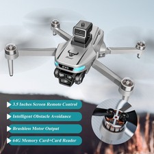4K Camera Drone RC Screen Foldable Brushless Quadcopter Obstacle Avoidance 5