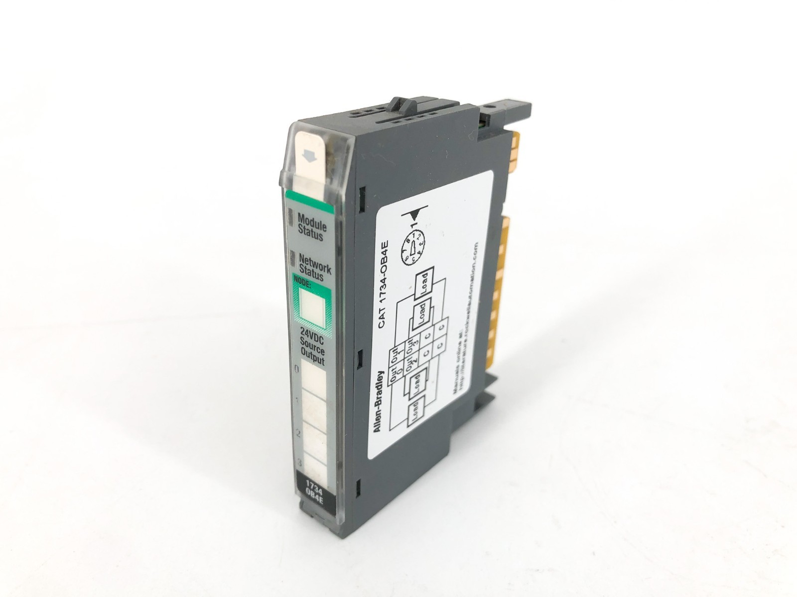 New Allen Bradley 1734-OB4E Point I/O Digital Output Module 4-Pt. Ser. C No Box
