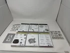 Stampin Up Stamp And Die Lot . Dragonfly Garden  Wish For It All & More
