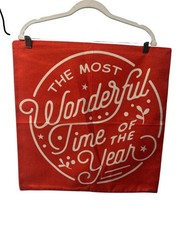 Christmas Pillow COVER 19.5 x 19.5 Vintage Style NWOT Holidays 1195 