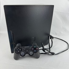 Sony PlayStation 3 PS3 Console Black CECH 3001A w/ Cables  Controller Tested