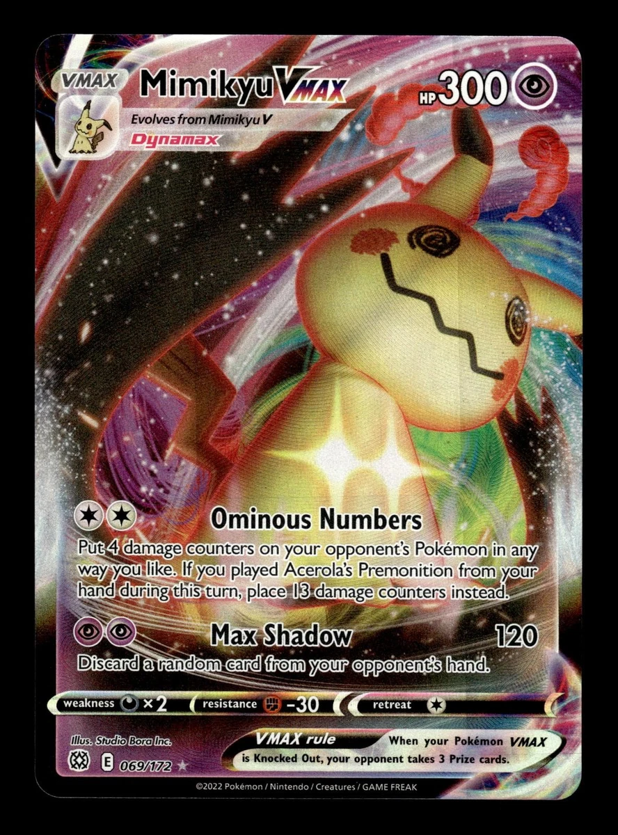 Mimikyu VMAX Pokémon TCG Cards for sale | eBay