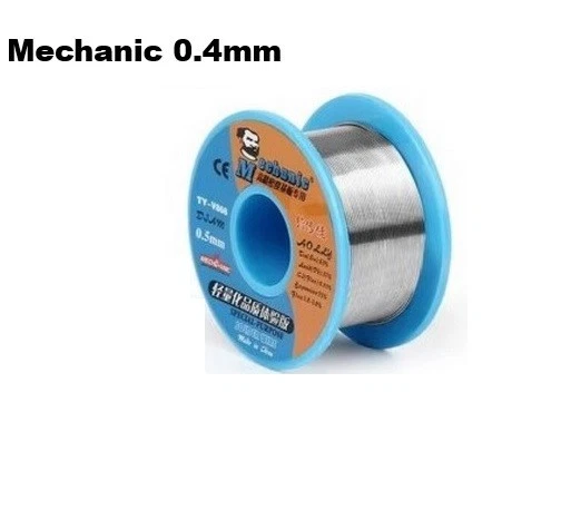 MECHANIC TY-V866 2UUL 183°C LOW-TEMP/MELT 0.4MM 40GRAM REEL SOLDERING WIRE