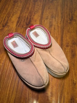 UGG Women's Tazz II Slippers Chestnut Suede Shoes Platform 1122553 SZ 9