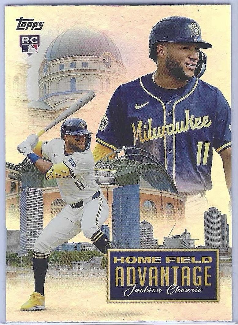 Jackson Chourio 2024 Topps Update Home Field Advantage SSP #HFA22 Brewers Rookie