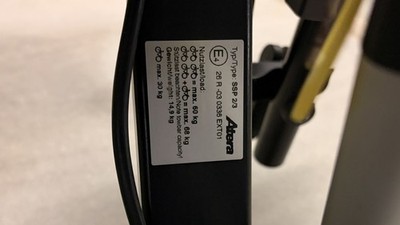Fahrradheckträgersystem Atera Strada M für 2 E-Bikes