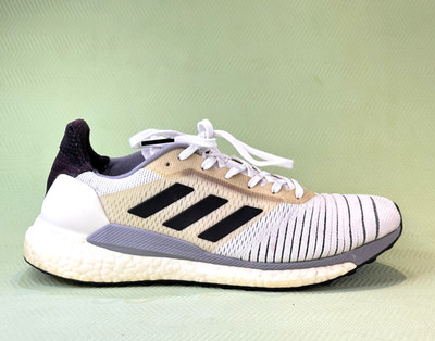 adidas SOLAR Glide-Freizeitschuhe,Sneaker Sportschuhe,Gr.42 2/3.Schwarz-Grau.TOP