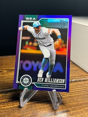 2026 TOPPS PURPLE BEN WILLIAMSON ROOKIE CARD #226 173/250 SEATTLE MARINERS