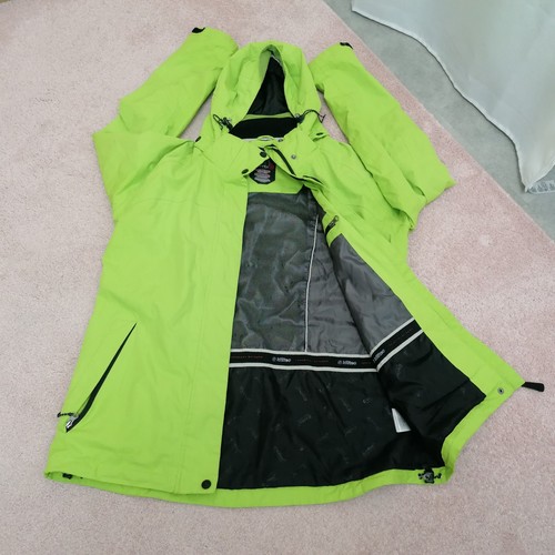 Killtec. Damen Regen Jacke . Level 3.Gr L. Grün. Kapuze. Reißverschluss