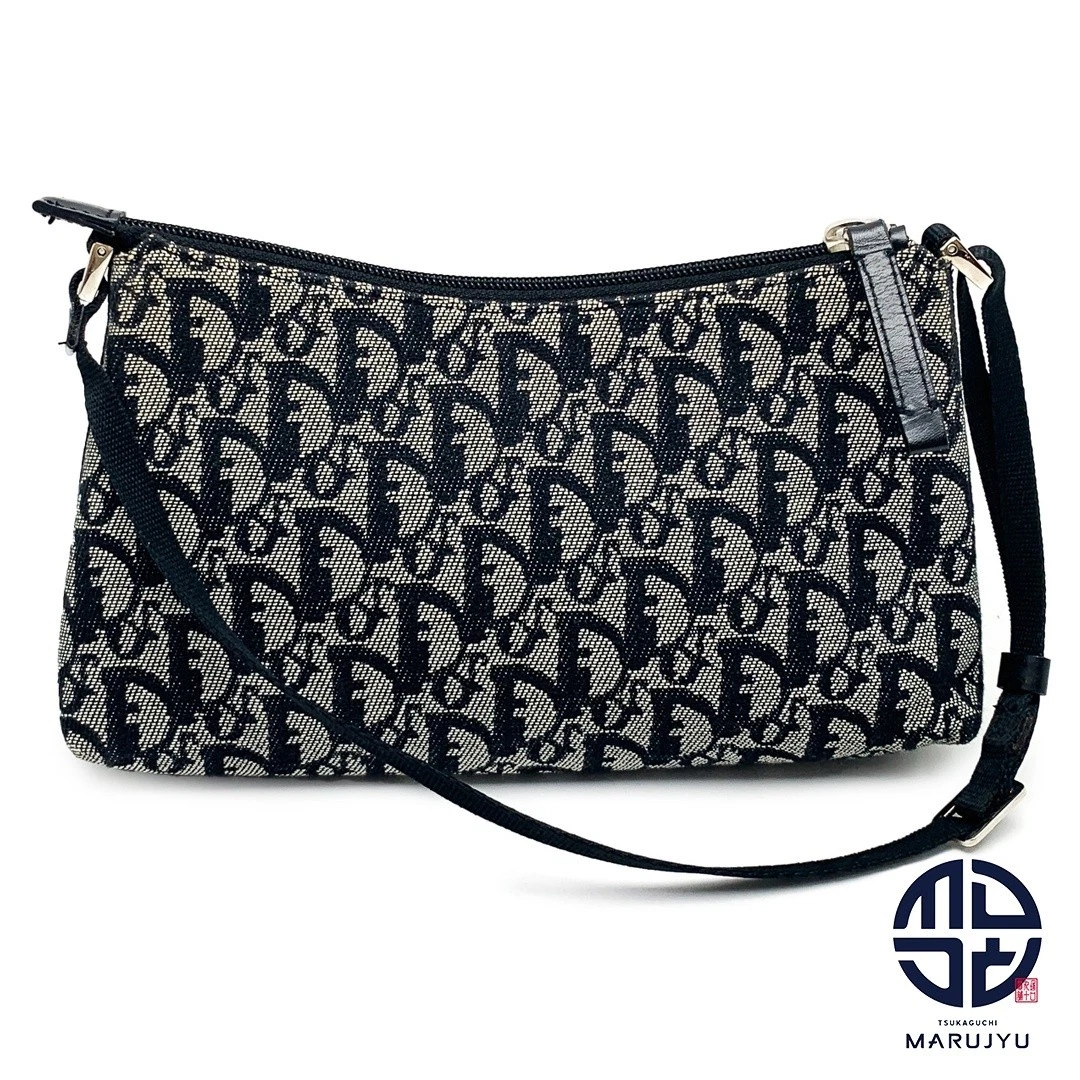 Sac bandoulière trotteur noir Dior sac à main accessoire pochette mini occasion MARJ 0