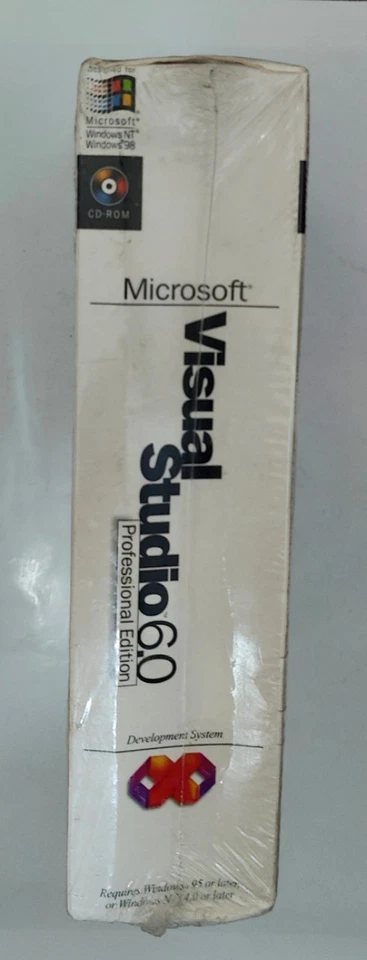 Microsoft Visual Studio 6.0 Professional Edition Sealed Lightlighty Crushed - Bild 4 von 4