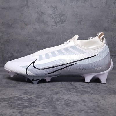 NIKE Vapor Edge 360 VC Football Cleats Mens 12‎ White Metallic Silver Nike Vapor Edge 360 VC White Metallic Silver Football Cleats  main image 4