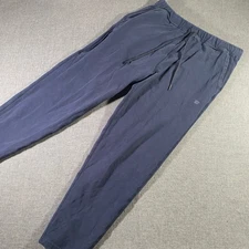 Mack Weldon Mens Daily Wear Lounge Pants Drawstring Blue Size Large