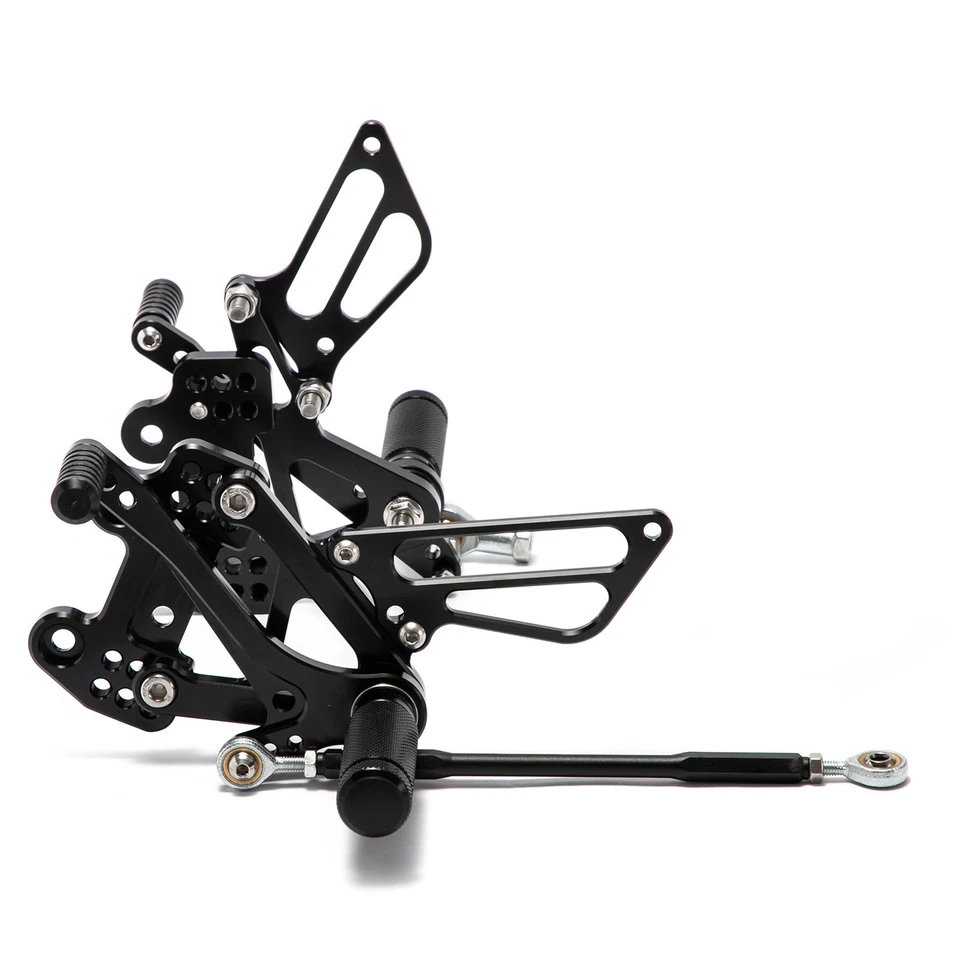 Aluminium Commandes Reculées Repose-pieds Rearset pour KAWASAKI ZX-6R 1999-2002 - Photo 3/4