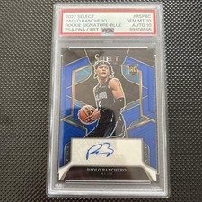 2022-23 Select - Rookie Signatures Paolo Banchero #RS-PBC Blue Prizm /49 (AU, RC