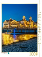 Calvendo Puzzle RüGen Island - Sellin Pier | 1000 Pieces, Finished Size 25.2 × 1