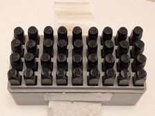 36pcs Metal Stamping Imprint Kit 6mm Number  Letter Stamp Punch Art Craft Set