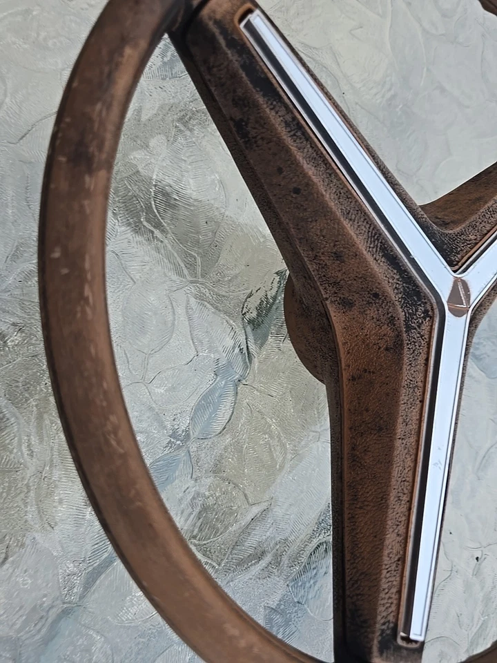 1971 1972 1973 Buick Riviera Tan Steering Wheel 9752507 - Image 3 of 4
