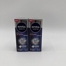 Nivea MEN Age Defense Advanced Serum 2 in 1 Dark Spots & Wrinkles 30ml 2pk
