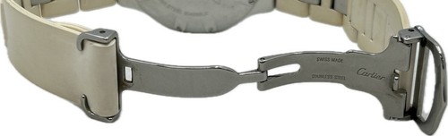 Cartier Must 21 Chronoscaph W10184U2 2424 Quartz Mens Watch Excellent A4292 - Picture 11 of 12