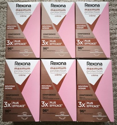 Rexona Women Maximum Protection Antitranspirant Deodorant Creme - 6x45ml Pack