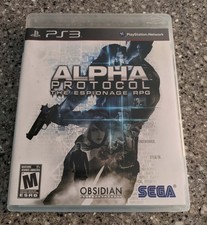 PS3 Alpha Protocol The Espionage RPG Video Game CIB Mint Sony PlayStation 3