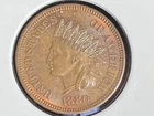 1880 Indian Head Cent - GORGEOUS ORIGINAL GEM BROWN UNC