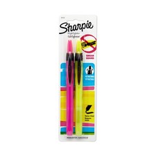 SHARPIE 28152PP Retractable Highlighter, 2 Count Pack of 1 , Assorted Colors