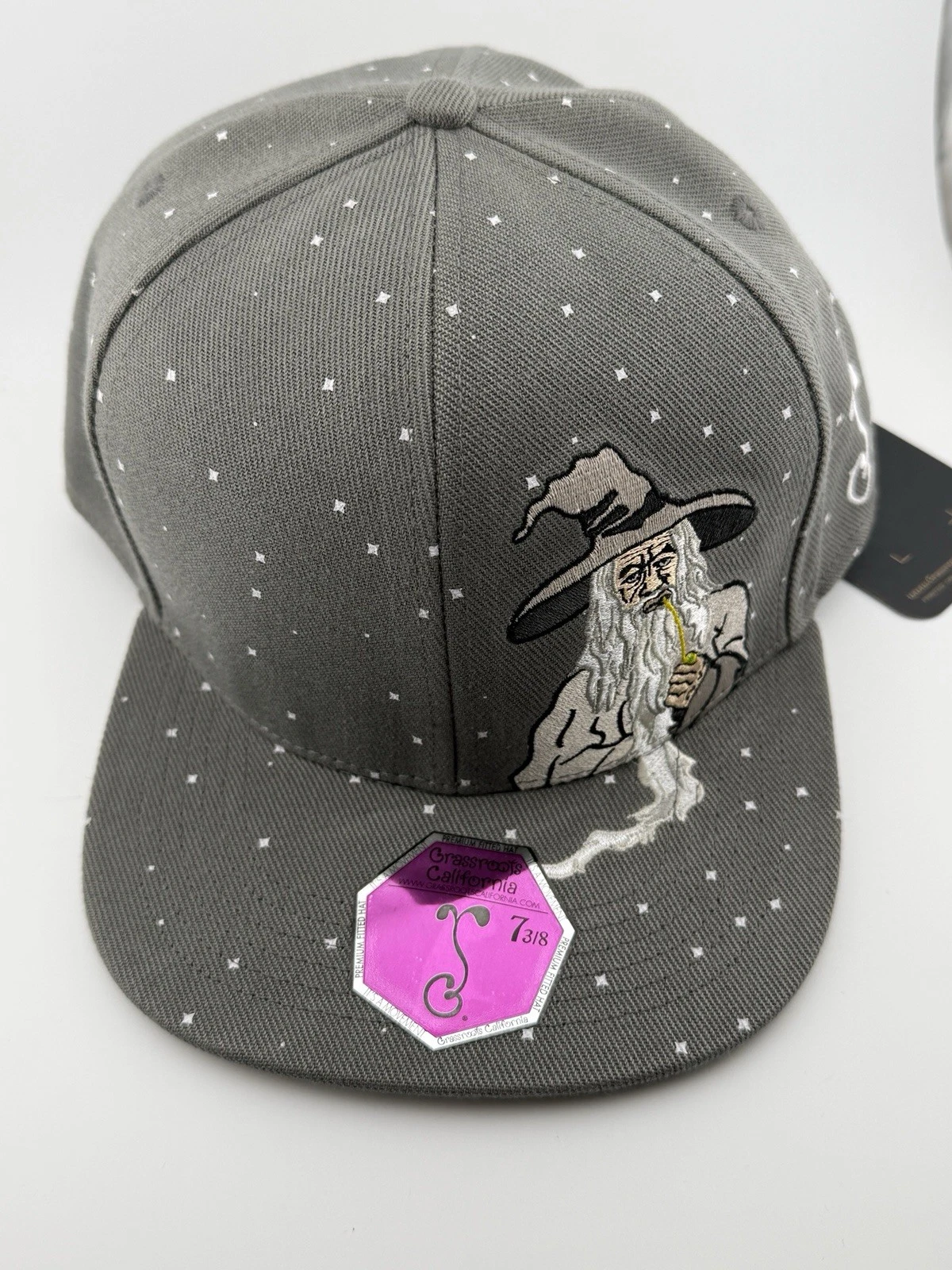 Toking Wizard Grey Fitted Hat