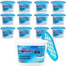 Nyxi 12 X Dehumidifier Interior Damp Moisture Mould Remover Trap Home Caravan