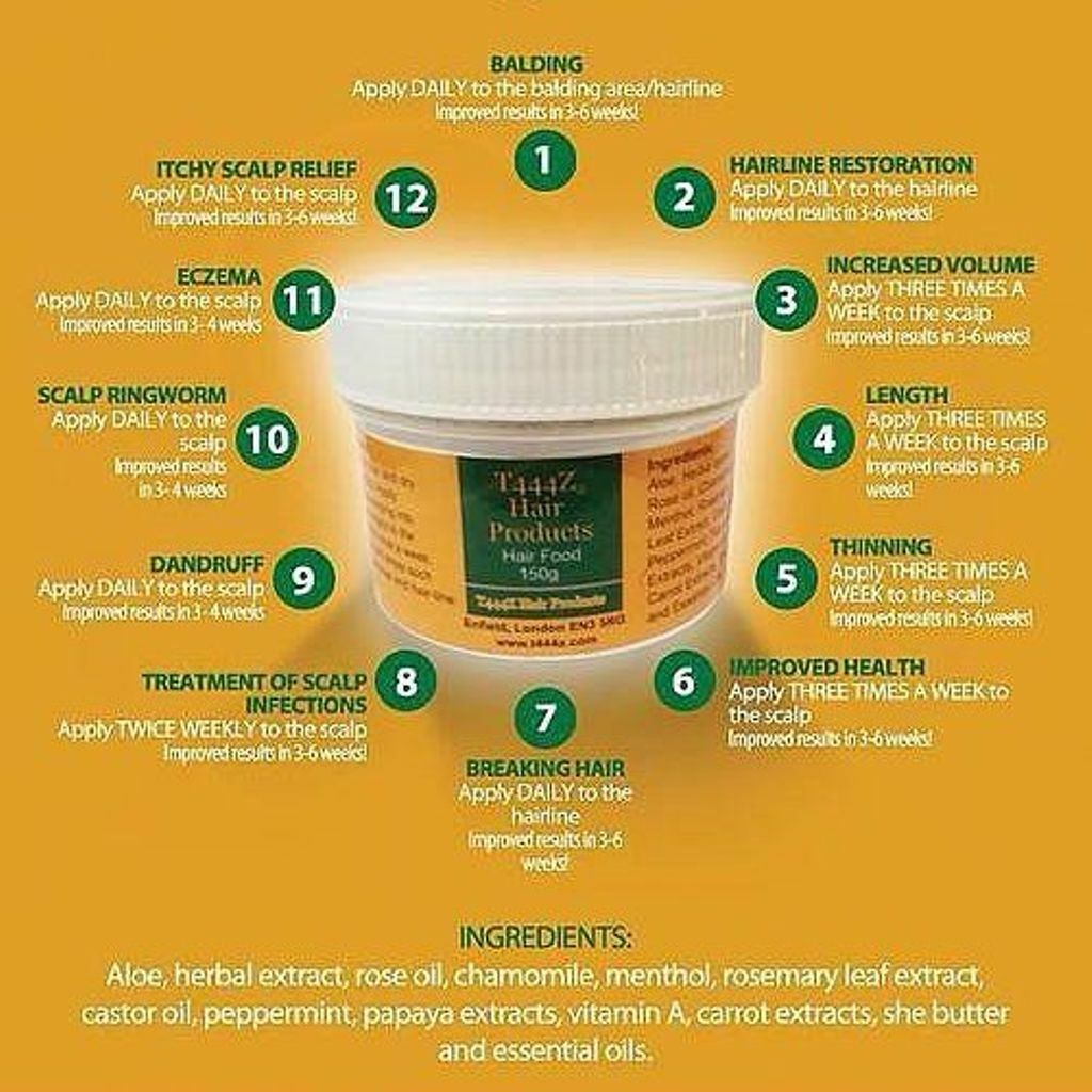 Shampoing & Après-shampoing T444Z Growth & Loss Contrôle - Soin Cheveux Naturel 500-600ml